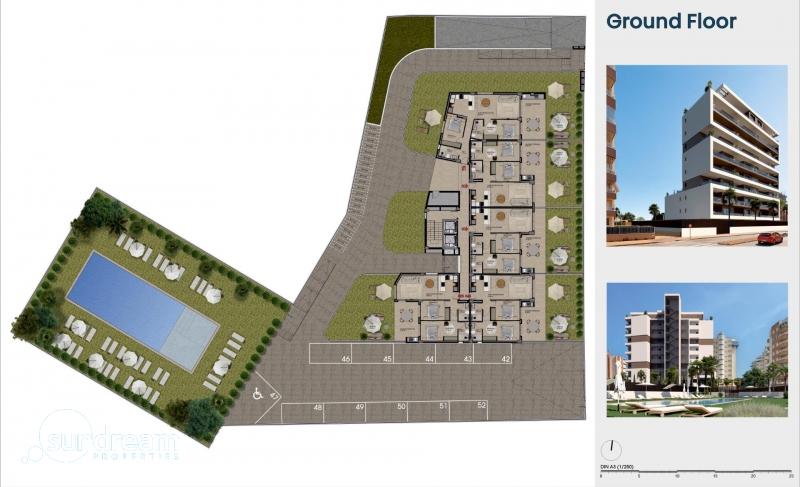 Ático con 3 dormitorios y una amplia terraza a la venta en Guardamar del Segura