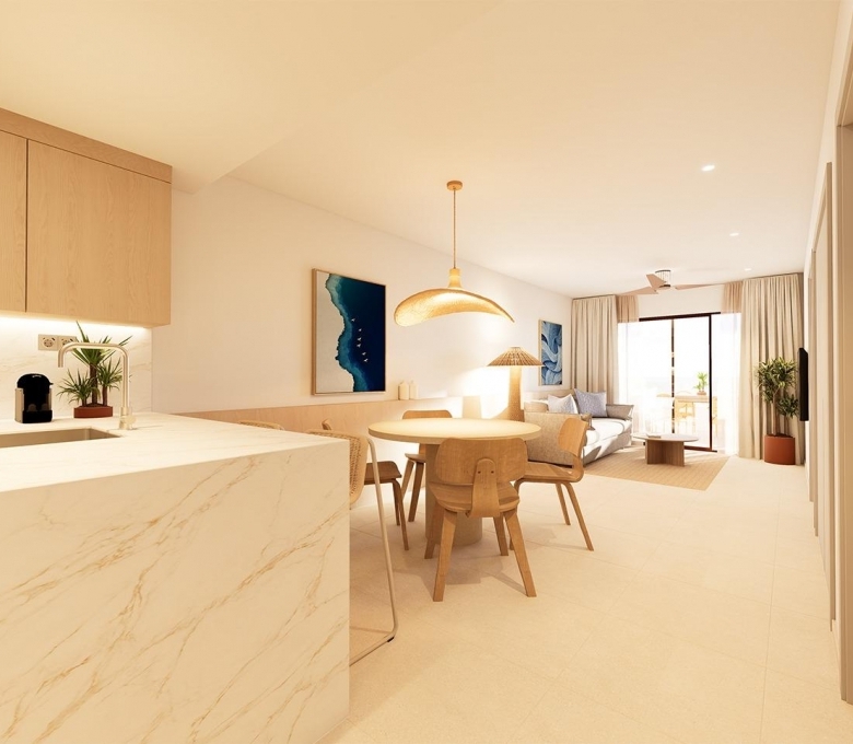Apartamento de 1 dormitorio con licencia turística a 300 m de la playa en Torrevieja