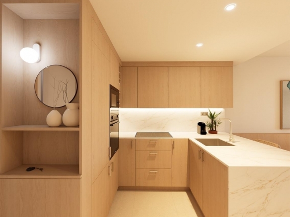 Apartamento de 1 dormitorio con licencia turística a 300 m de la playa en Torrevieja