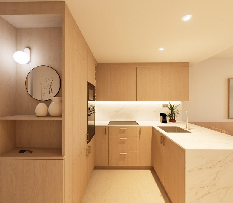 Apartamento de 1 dormitorio con licencia turística a 300 m de la playa en Torrevieja
