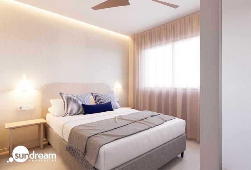 Apartamento de 1 dormitorio con licencia turística a 300 m de la playa en Torrevieja