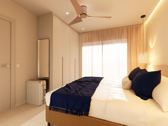 Apartamento de 1 dormitorio con licencia turística a 300 m de la playa en Torrevieja