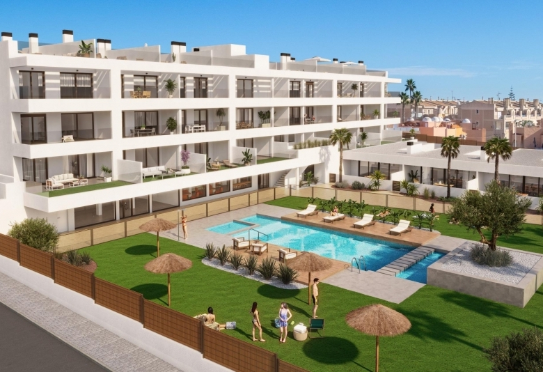 Apartamento de 1 dormitorio con licencia turística a 300 m de la playa en Torrevieja