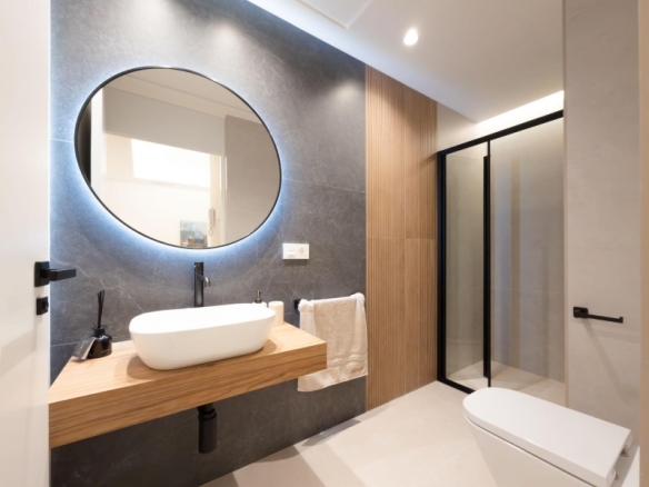 Apartamento de 1 dormitorio en planta baja a 300m del mar en Santiago de La Ribera