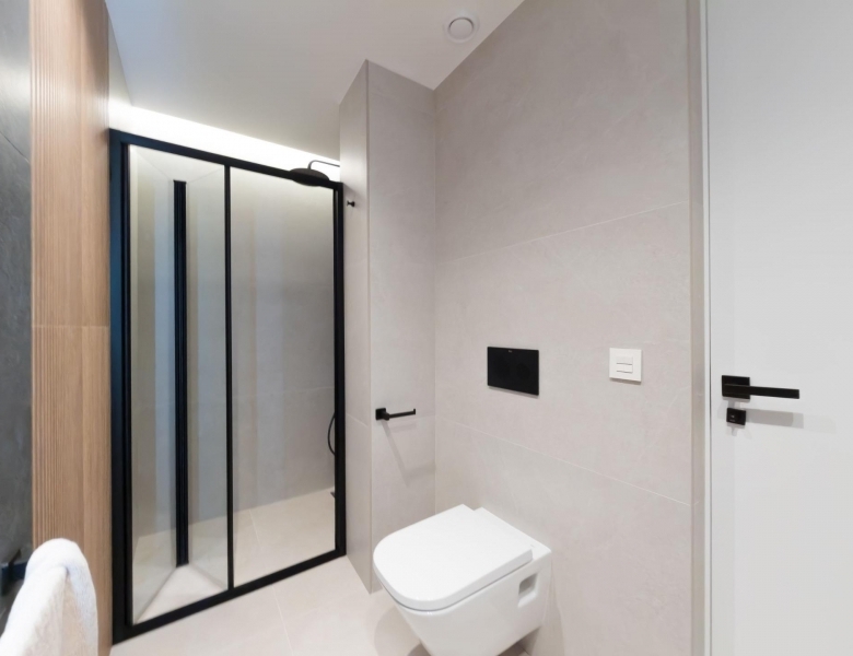 Apartamento de 1 dormitorio en planta baja a 300m del mar en Santiago de La Ribera