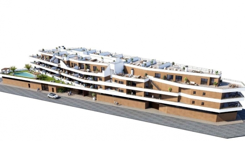 Apartamento de 2 dormitorios con piscina y gimnasio en Formentera del Segura(Alicante)