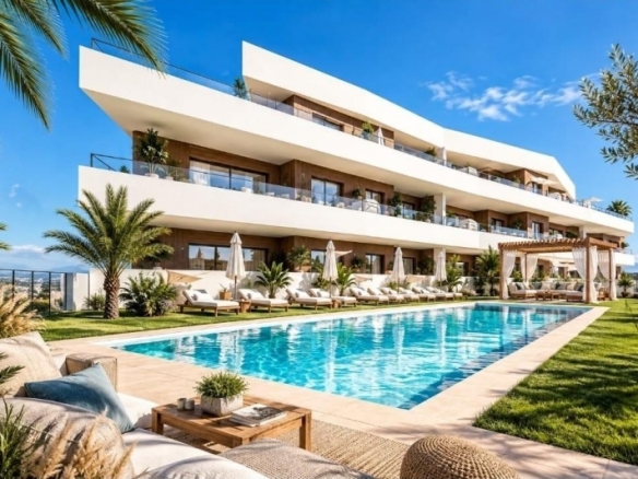 Apartamento de 3 domitorios con piscina y gimnasio en Formentera del Segura(Alicante)