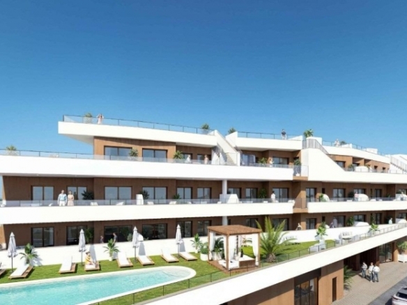 Apartamento de 3 domitorios con piscina y gimnasio en Formentera del Segura(Alicante)