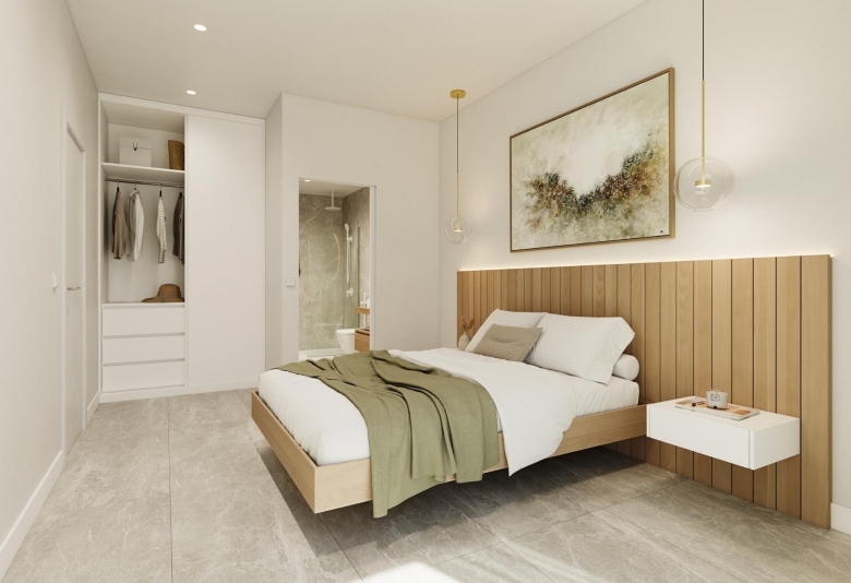 Bungalow de planta alta de 2 dormitorios y solarium privado a la venta en Pilar de la Horadada